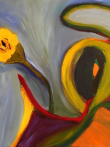 39A-3488-SPRING ALCHEMY-40in.X30in.Acrylic-on-Canvas