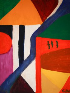 5A-3733-197 LIGHT-16in.X20in.-Acrylic-on-Canvas